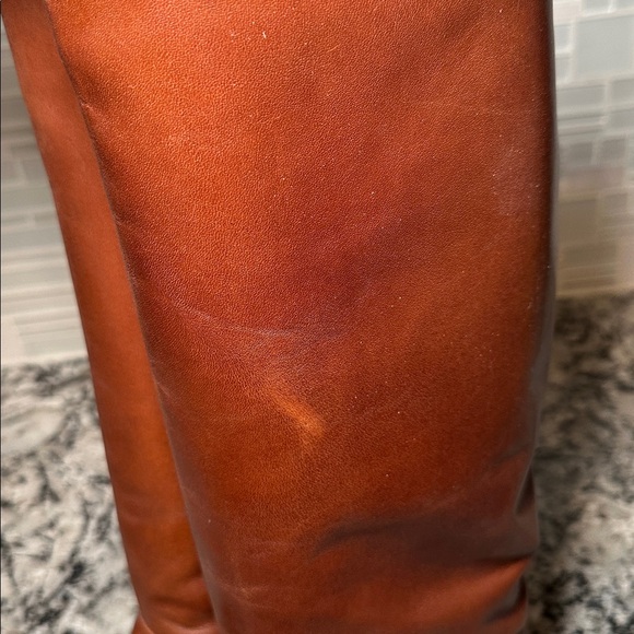 Annie Sport Brown Faux Leather Knee-High Riding Boots - 8B - Picture 9 of 9